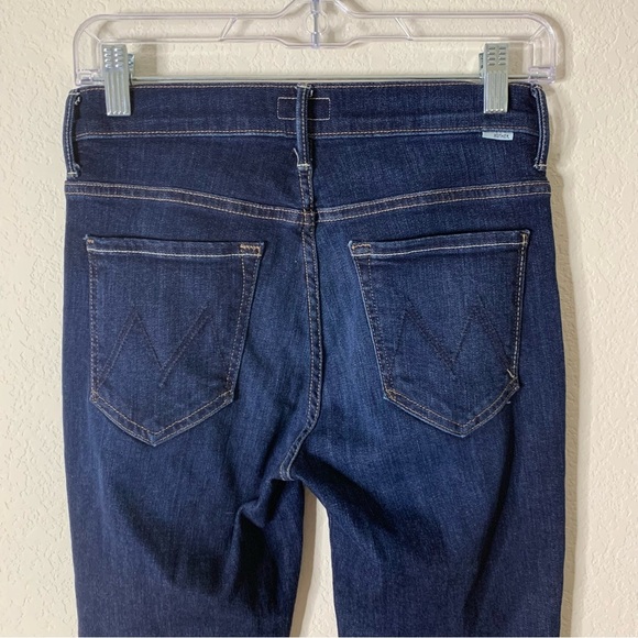 Mother Womens The Insider Crop Step Fray off limits blue 26 - Picture 6 of 13